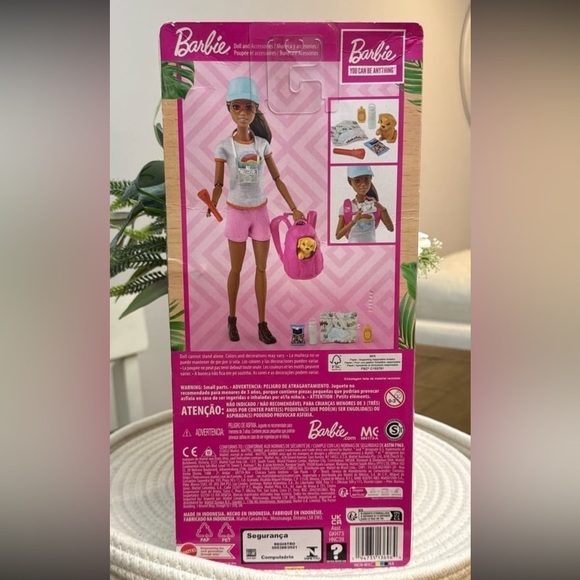 Barbie "You Can Be Anything" Hiking Doll w/Dog - Picture 2 of 2